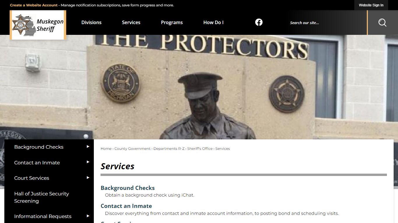 Services | Muskegon County, MI
